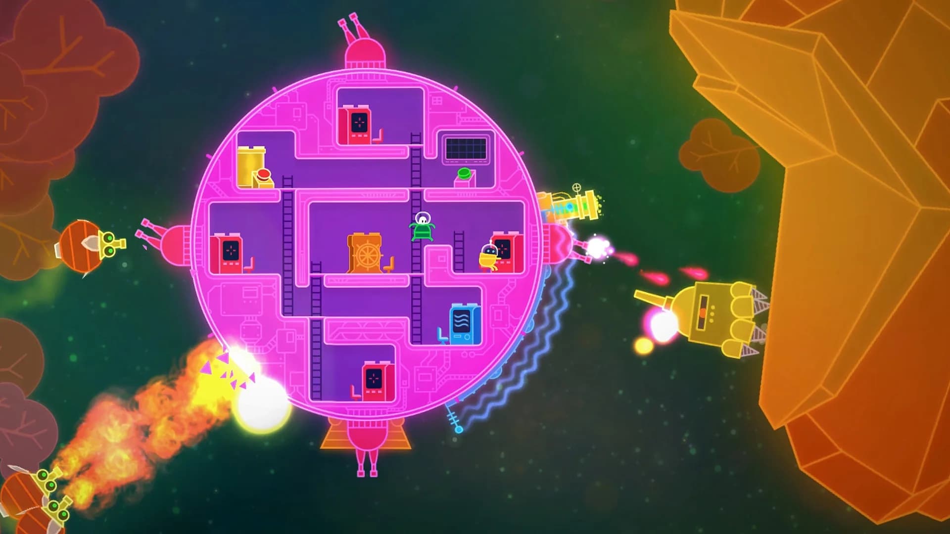 Lovers in a Dangerous Spacetime – Spielszene 1