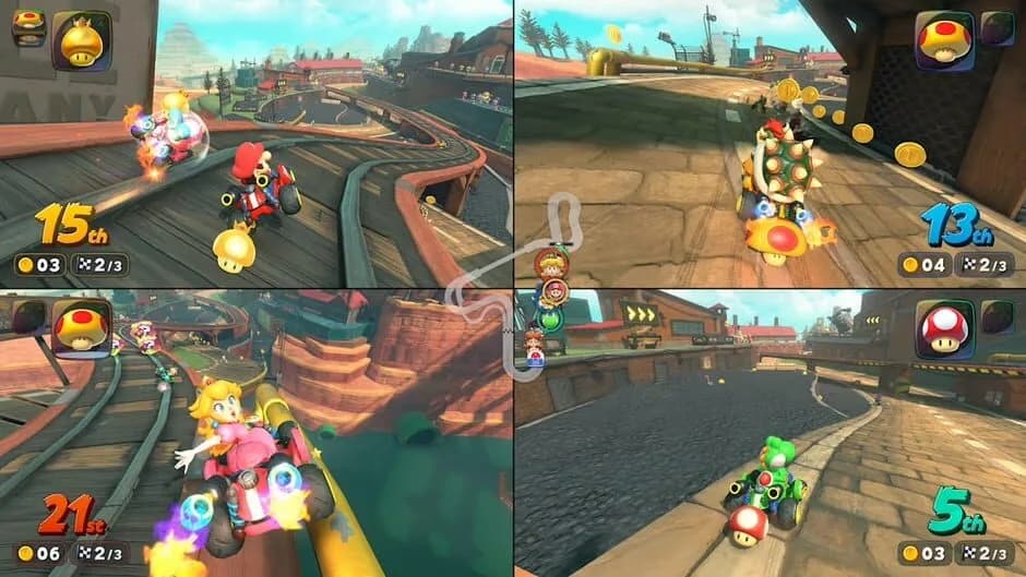 Mario Kart World – Spielszene 1